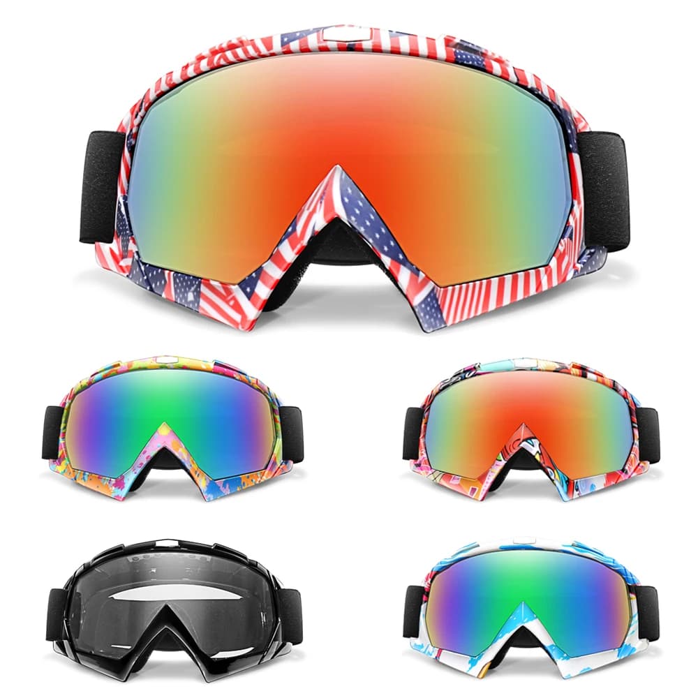 Gogle Narciarskie i Snowboardowe Outdoor – Podwójne Warstwy, Anti-Fog, Sportowe