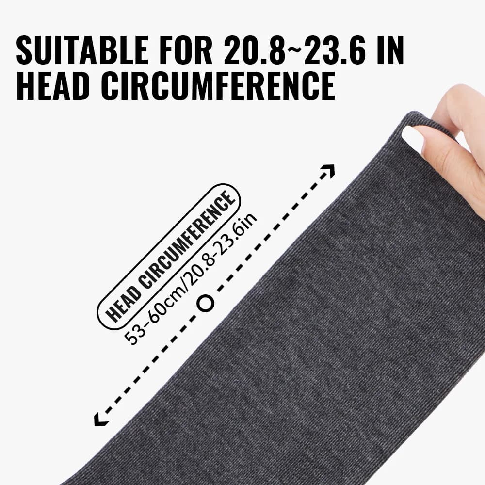 WRELS Ocieplana Opaska na Uszy – Polarowa Opaska Sportowa Zimowa do Biegania i Nart