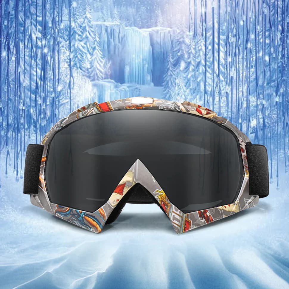 Gogle Narciarskie i Snowboardowe Outdoor – Podwójne Warstwy, Anti-Fog, Sportowe